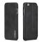 LC.IMEEKE iPhone 6/6S Plus - LC.IMEEKE Retro Läder Fodral - Svart