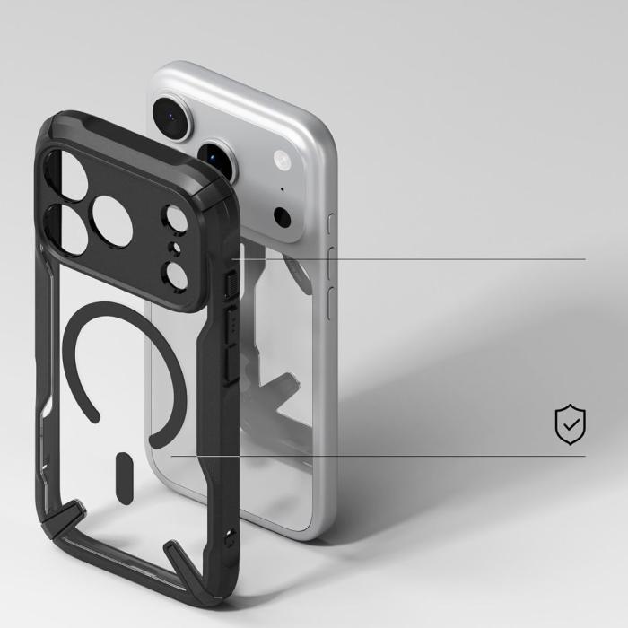 Bild 4, Ringke Ringke iPhone 17 Pro Skal MagSafe Fusion X Svart