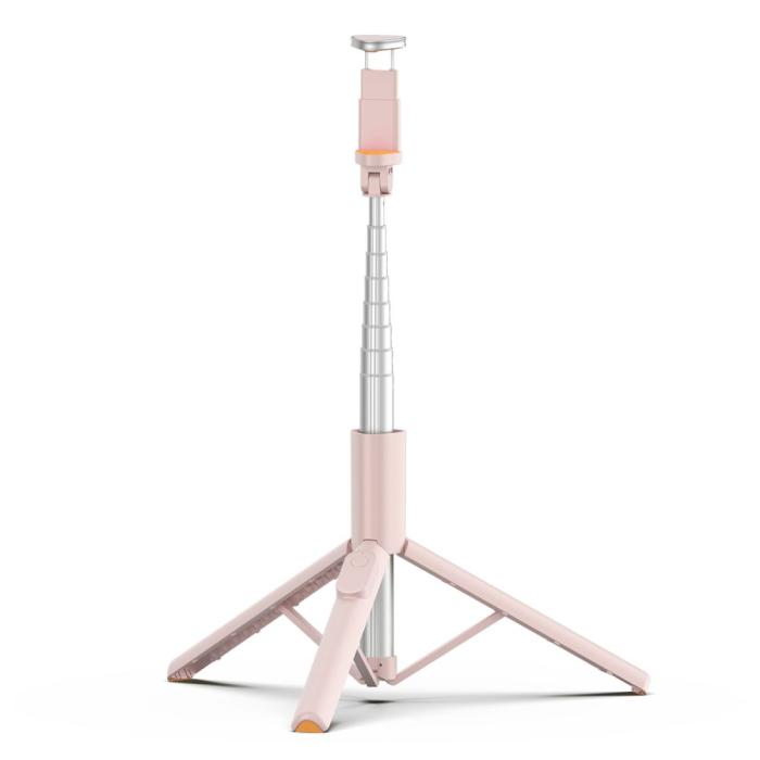 Bild 4, Tech-Protect Tech-Protect 146 cm Bluetooth Selfiestick Tripod Rosa