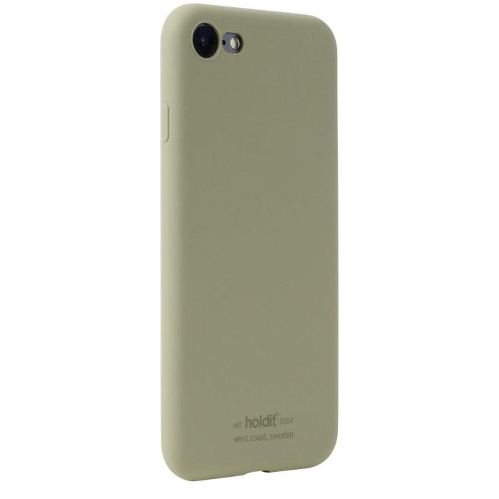 Bild 2, holdit holdit iPhone 7/8/SE Mobilskal Silikon Khaki Green