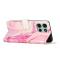  Motorola Moto G86 Power / G86 5G Fodral Läder Marmor Rosa