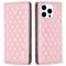 BINFEN BINFEN iPhone 16 Pro Max Fodral Diamond Flip Rosa