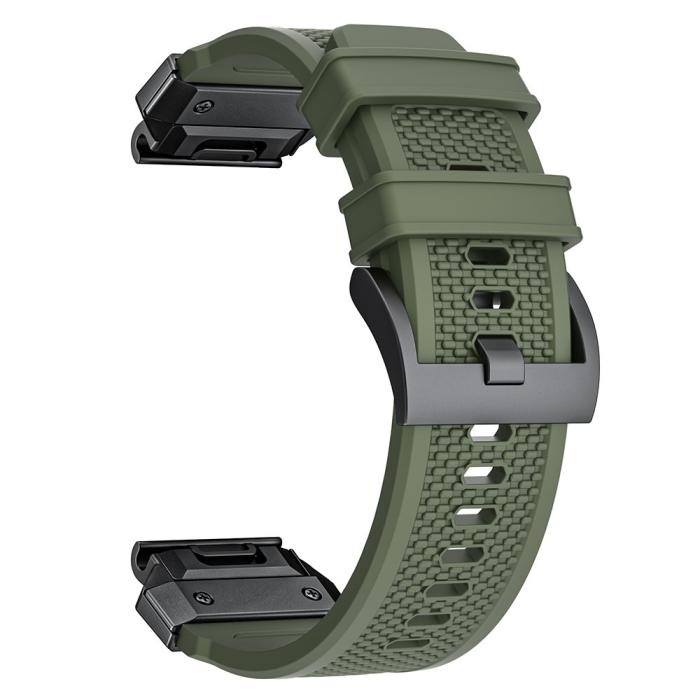 Bild 2,  Fenix 5/5X/6X/7X 26 mm Klockarmband Robust Grön