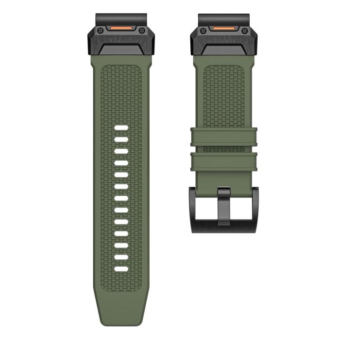 Bild 3,  Fenix 5/5X/6X/7X 26 mm Klockarmband Robust Grön