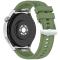  Klockarmband 22 mm Quick Release Silikon Grön
