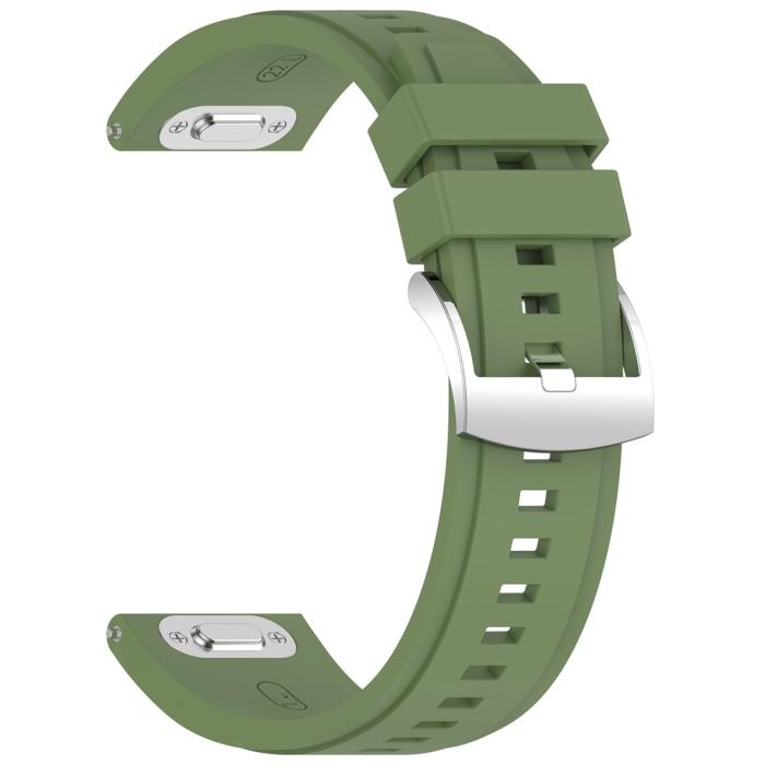 Bild 2,  Klockarmband 22 mm Quick Release Silikon Grön
