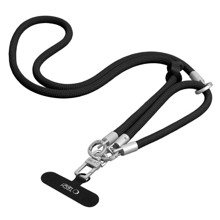 Bild 5, Tech-Protect Tech-Protect Mobilsnöre CrossBody & Wrist Rope Svart