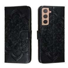  Samsung Galaxy S22 Fodral Sun Mandala L&auml;der Svart