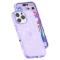  iPhone 16 Pro Skal Glitter Lila