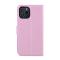  iPhone 12 / 12 Pro Fodral Litchi Läder Ljus Rosa