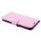  iPhone 12 / 12 Pro Fodral Litchi Läder Ljus Rosa