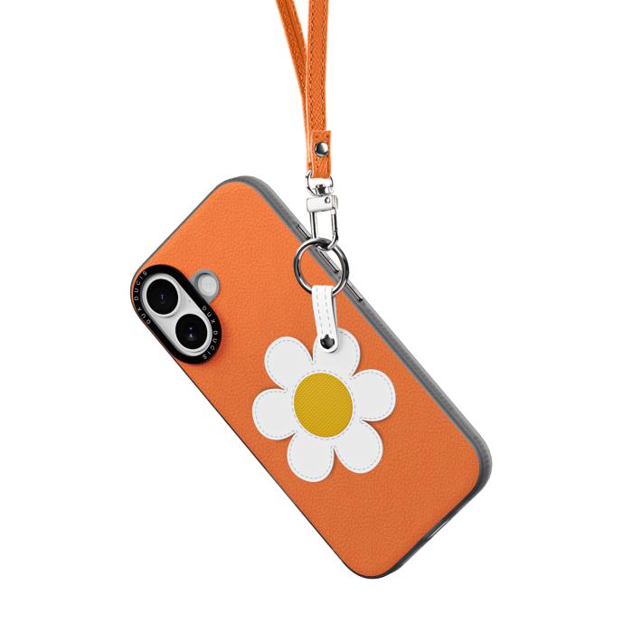 Bild 3, DUX DUCIS DUX DUCIS iPhone 17 Skal PU-Läder Prästkrage Orange