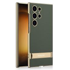 GKK GKK Galaxy S24 Ultra Skal Electroplate Kickstand Gr&ouml;n