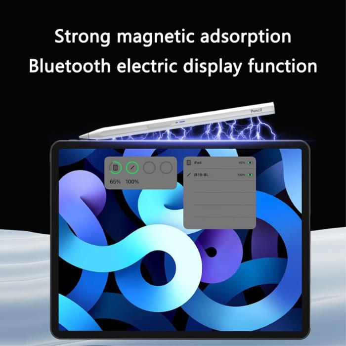 Bild 3,  Bluetooth Magnetisk Hexagon Stylus Touchpenna Vit