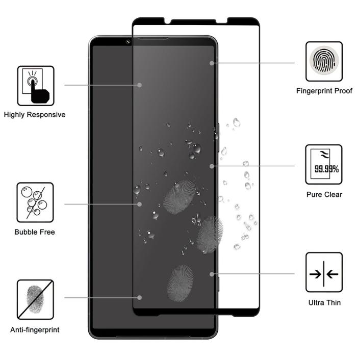 Bild 2,  Sony Xperia 1 VI Heltäckande Skärmskydd Transparent