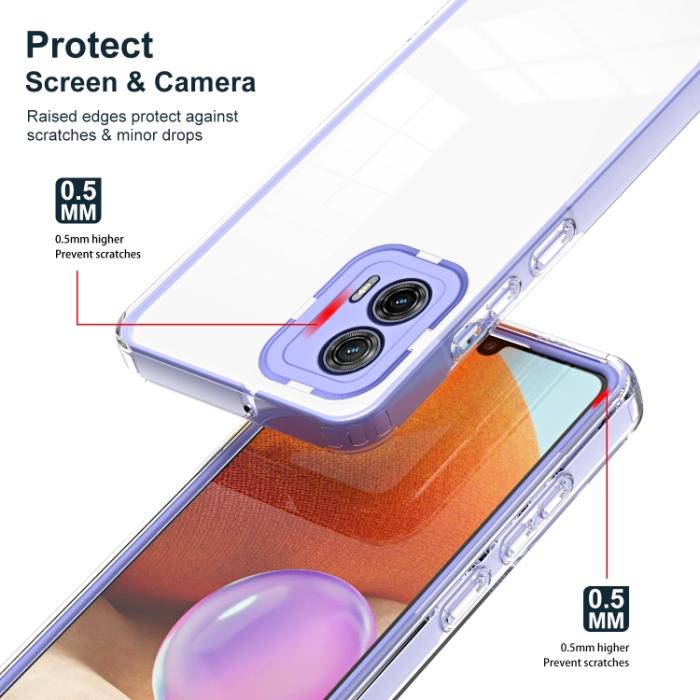 Bild 3,  Motorola Moto G73 5G Skal Hybrid Lila