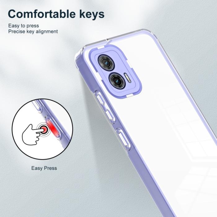 Bild 5,  Motorola Moto G73 5G Skal Hybrid Lila