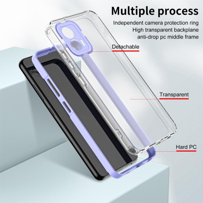 Bild 6,  Motorola Moto G73 5G Skal Hybrid Lila