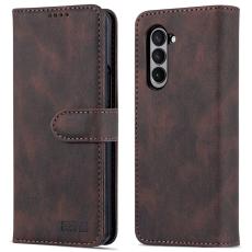 AZNS AZNS Galaxy Z Fold 5 Fodral L&auml;der Brun