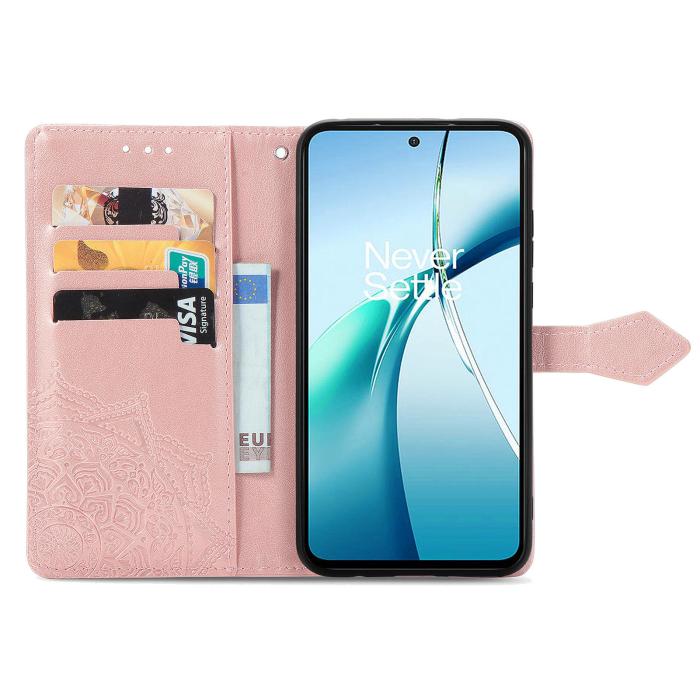 Bild 2,  Xiaomi 17T Fodral Läder Mandala Roséguld