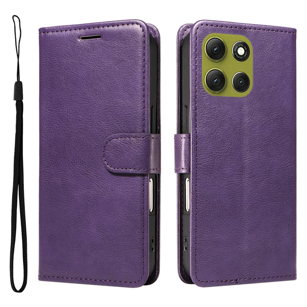  Motorola Moto G86 Power / G86 5G Fodral Läder Lila