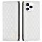 BINFEN BINFEN iPhone 16 Pro Max Fodral Diamond Flip Vit