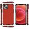 iPhone 15 Skal Honeycomb Shockproof Röd
