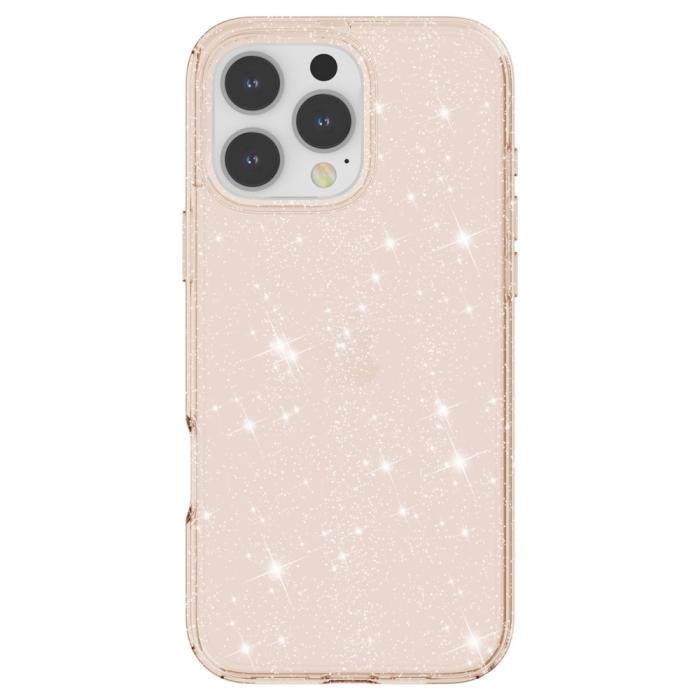 Bild 3,  iPhone 16 Pro Skal Glitter Guld