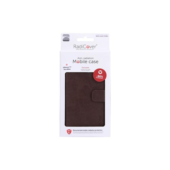 Bild 2, Radicover Radicover iPhone 11 Pro Max Mobilfodral Strålningsskydd Brun