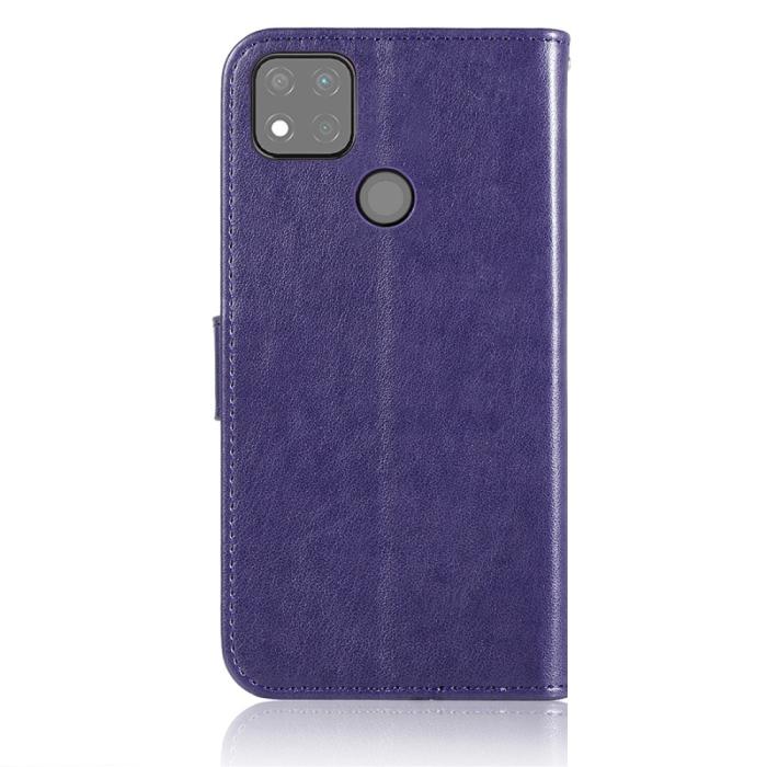 Bild 3,  Xiaomi Redmi 9C Fodral Owl Dream Catcher Lila