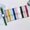  Apple Watch 42/41/40/38 mm Armband Silikon Svartaktig Grön