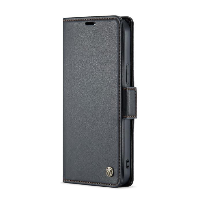 Bild 4, CASEME CASEME iPhone 16 Pro Max Fodral Läder RFID Svart