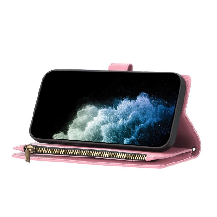 Bild 6,  Samsung Galaxy S26 Fodral Multifunktionellt Läder Rosa