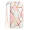  Samsung Galaxy S26 Ultra Fodral Läder Marmor Rosa / Vit