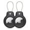 Tech-Protect Tech-Protect Apple AirTag 2/1 2-PACK Hållare Rough Vein Svart
