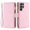 BINFEN BINFEN Galaxy S23 Ultra Fodral Diamond Multifunktionell Rosa