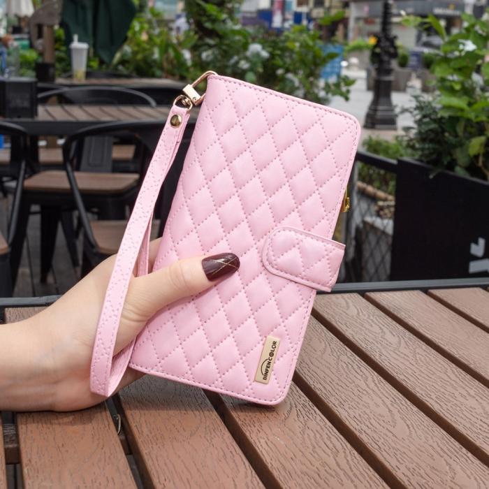 Bild 5, BINFEN BINFEN Galaxy S23 Ultra Fodral Diamond Multifunktionell Rosa