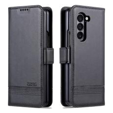 AZNS AZNS Galaxy Z Fold 5 Fodral PU-L&auml;der Svart