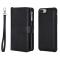  iPhone 6/6S/7/8 Plus - 2in1 Magnet Skal / Plånboksfodral - Svart