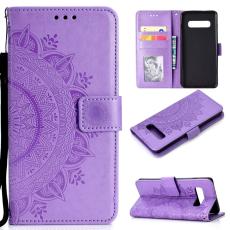  Samsung Galaxy S10 - Mandala Pl&aring;nboksfodral - Lila