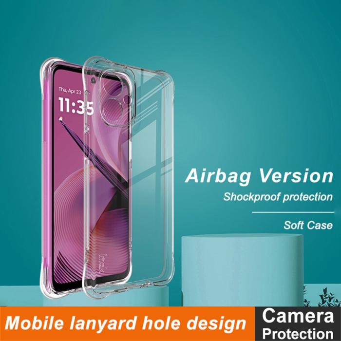 Bild 3, IMAK IMAK Motorola Moto G55 5G Skal TPU Shockproof Transparent