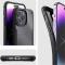  iPhone 16 Pro Skal Kolfiber Textur Transparent / Svart