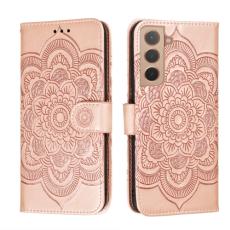  Samsung Galaxy S22 Fodral Sun Mandala L&auml;der Ros&eacute;guld