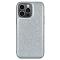DG.MING DG.MING iPhone 15 Pro Skal Läder Glitter Silver