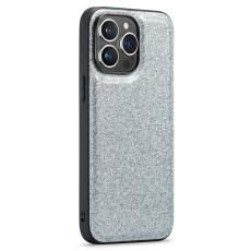 DG.MING DG.MING iPhone 15 Pro Skal L&auml;der Glitter Silver