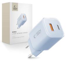 Tech-Protect Tech-Protect 33W V&auml;ggladdare PD QC USB-C / USB-A Baby Blue