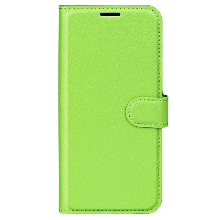 Bild 5,  Xiaomi Redmi Note 12 4G Fodral Litchi Läder Grön