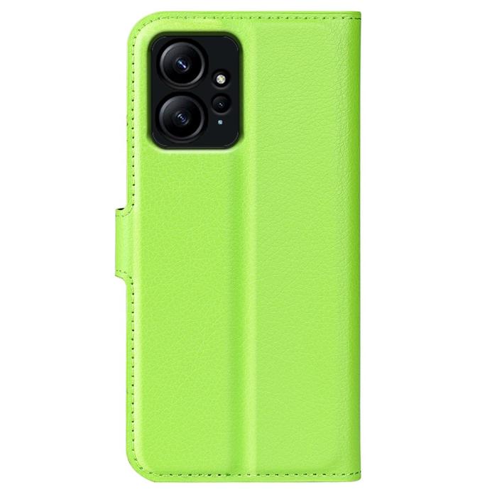 Bild 6,  Xiaomi Redmi Note 12 4G Fodral Litchi Läder Grön