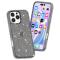  iPhone 16 Pro Skal Glitter Svart