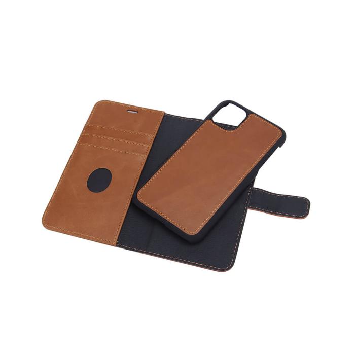 Bild 5, Radicover Radicover iPhone 11 Mobilfodral 2in1 Äkta Läder Brun